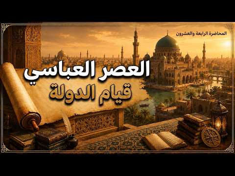 المحاضرة الرابعة والعشرون الدولة العباسية قيام الدولة